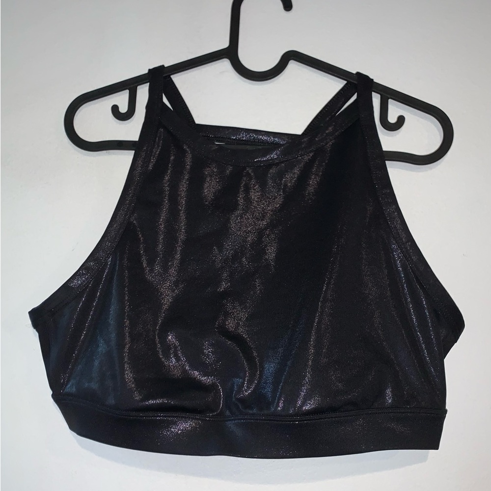Black Shimmer JoyLab Sports Bra